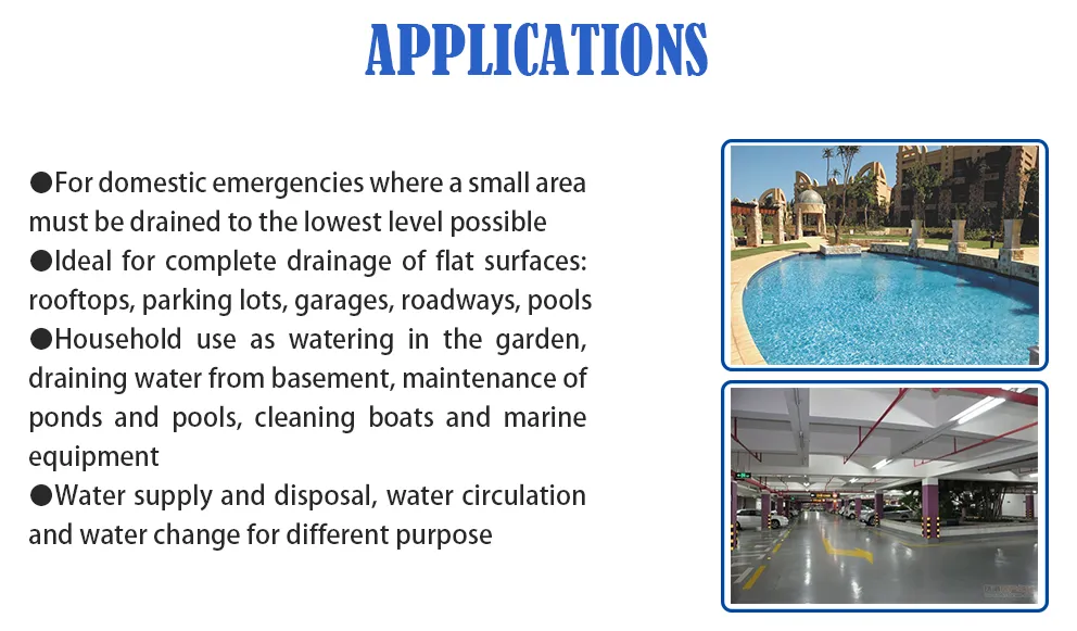 Pool Sucking Water Pompe