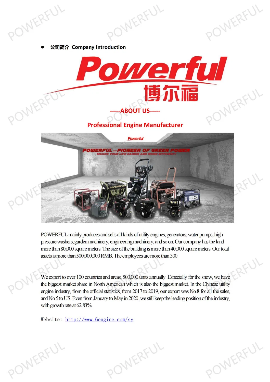 Powerful Wp20t 4.4kw 2.0 Inch Recoil Start Gasoline Engine Water Pump