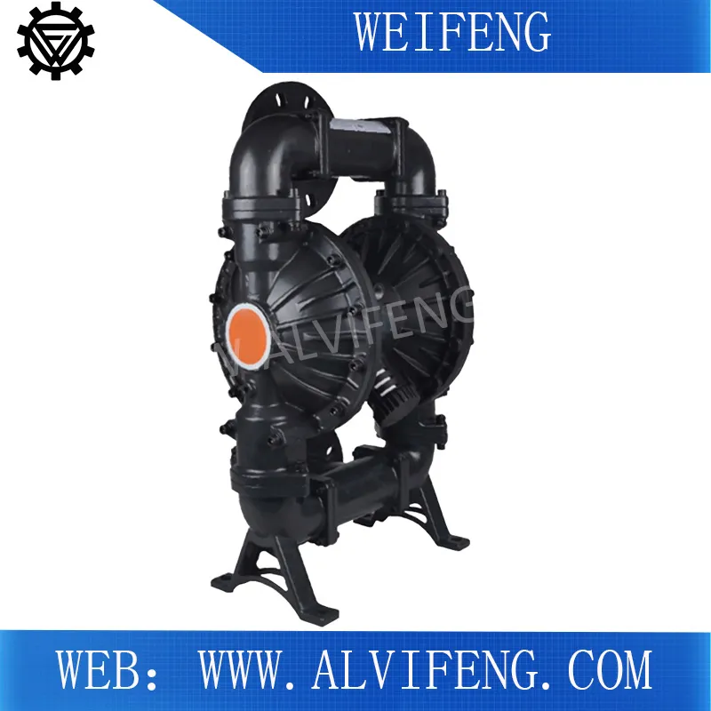 PTFE Stainless Steel Alloy Pneumatic Diaphragm Pump Industrial Chemical Resistant Water Diaphragm Pumps