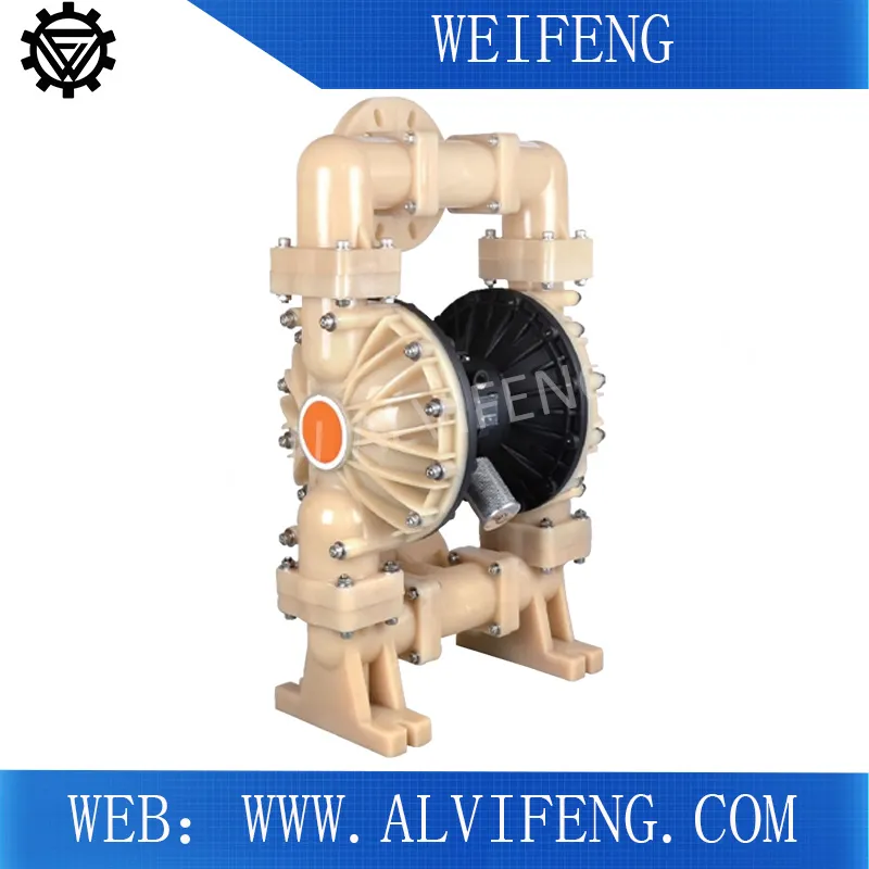 PTFE Stainless Steel Alloy Pneumatic Diaphragm Pump Industrial Chemical Resistant Water Diaphragm Pumps