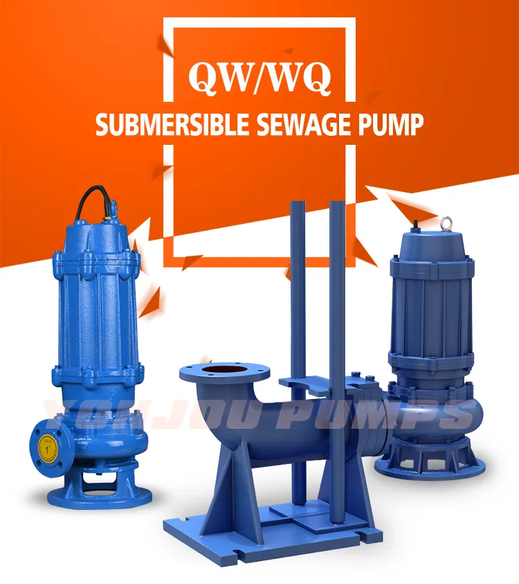 Qw/Wq Non-Clogging Submersible Centrifugal Pump