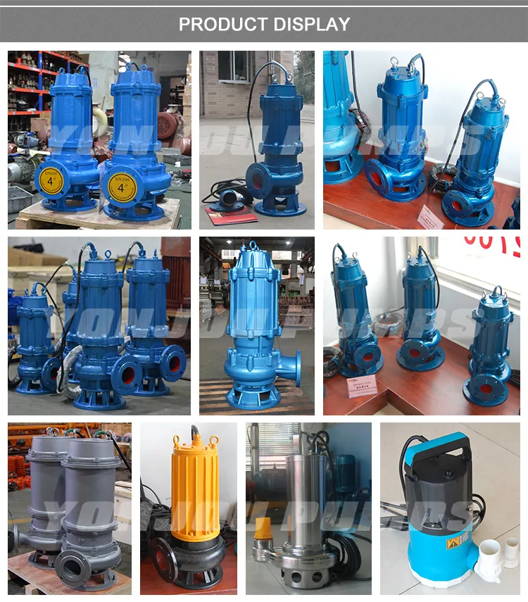 Qw/Wq Non-Clogging Submersible Centrifugal Pump