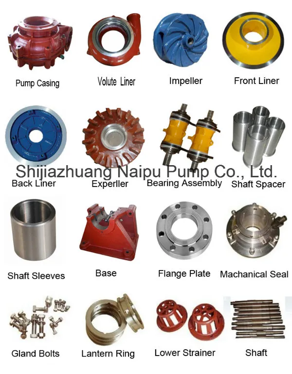 Rubber Impeller F6147r for 8/6 Eah Slurry Pump