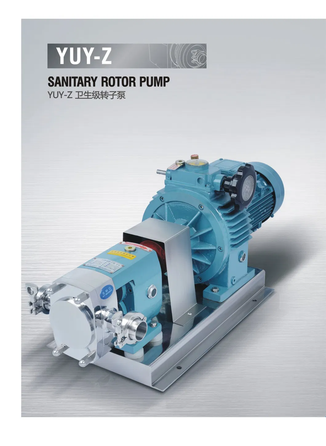 Sanitary Infinitely Variable Speed Rotary Lobe Pump