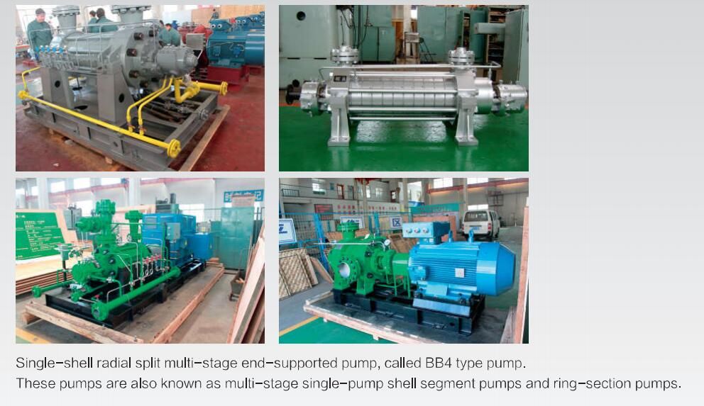 Single-Casing Radially Split Multistage Between Bearings Pumps, API 610 Standard.