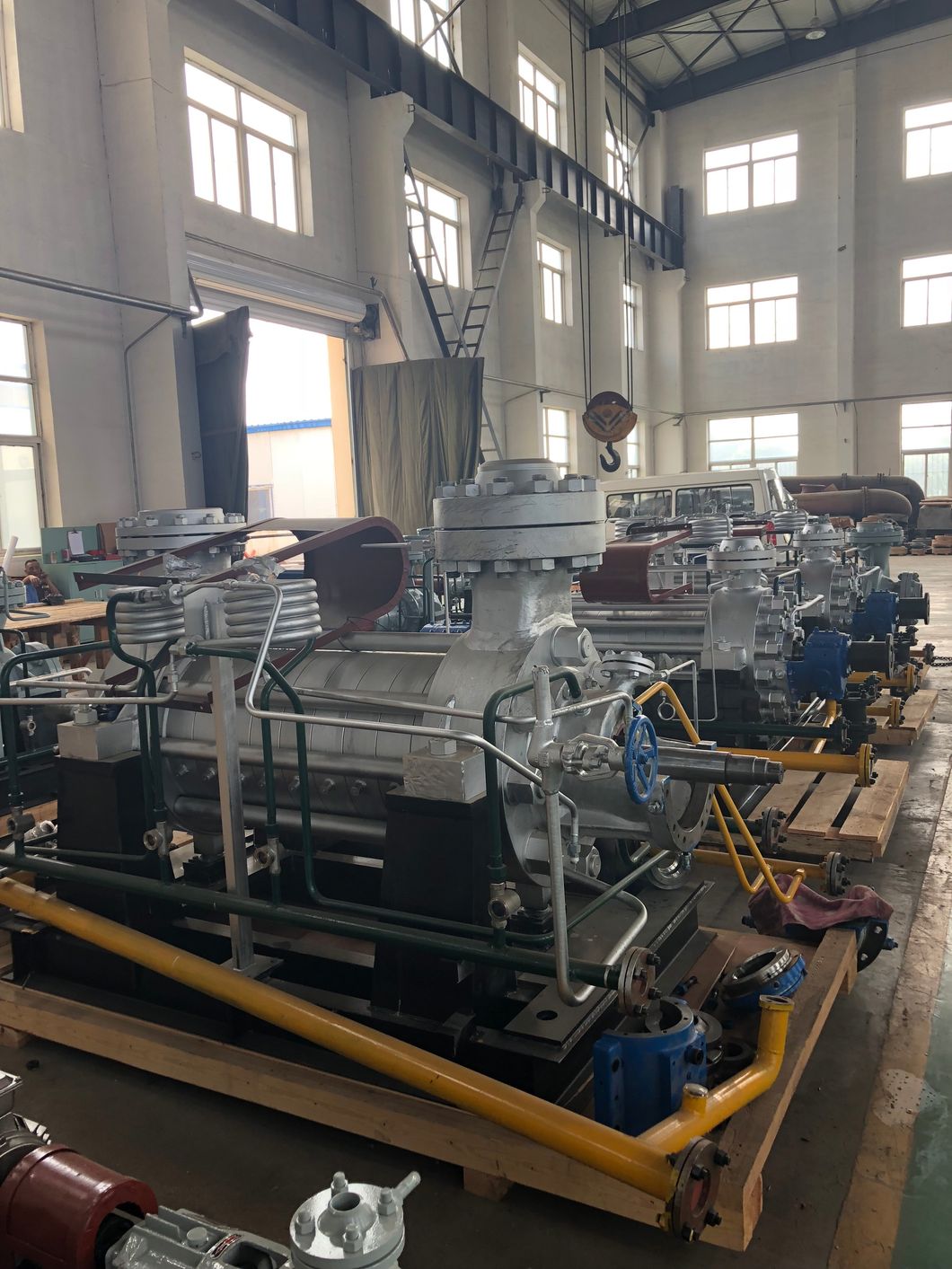 Single-Casing Radially Split Multistage Between Bearings Pumps, API 610 Standard.