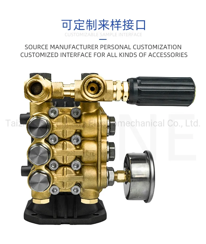 Sjfd-1814 High Quality 250 Bar High Pressure Plunger Pump for Vehicle Cleaning