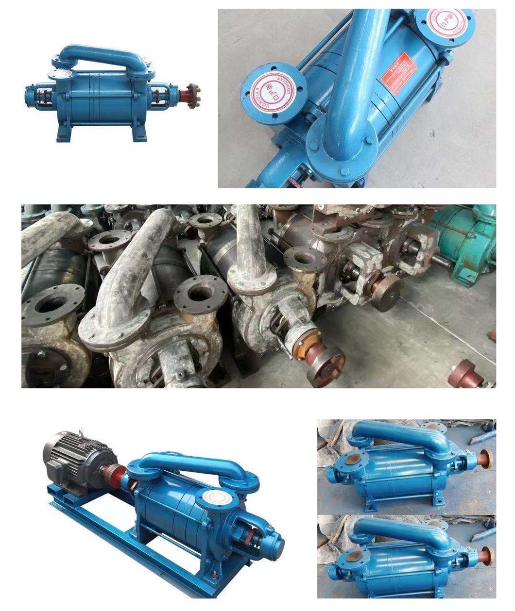 Sk 2sk China Electric Pumps Liquid /Water Ring Vacuum Pump for Milking Machine or Plastic Extrusion Line Made of Cast Iron and Stainless Steel 304 316 Impeller