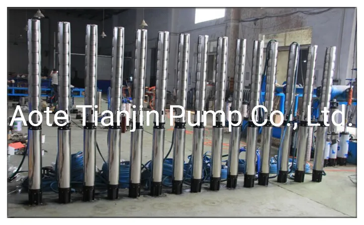 Stainless Steel Centrifugal Theory Electric Power Submersible Pump for Drinking Water