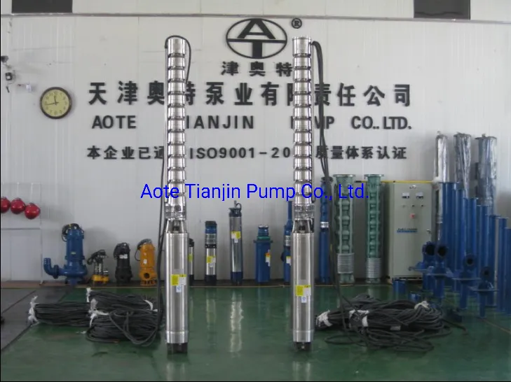 Stainless Steel Centrifugal Theory Electric Power Submersible Pump for Drinking Water