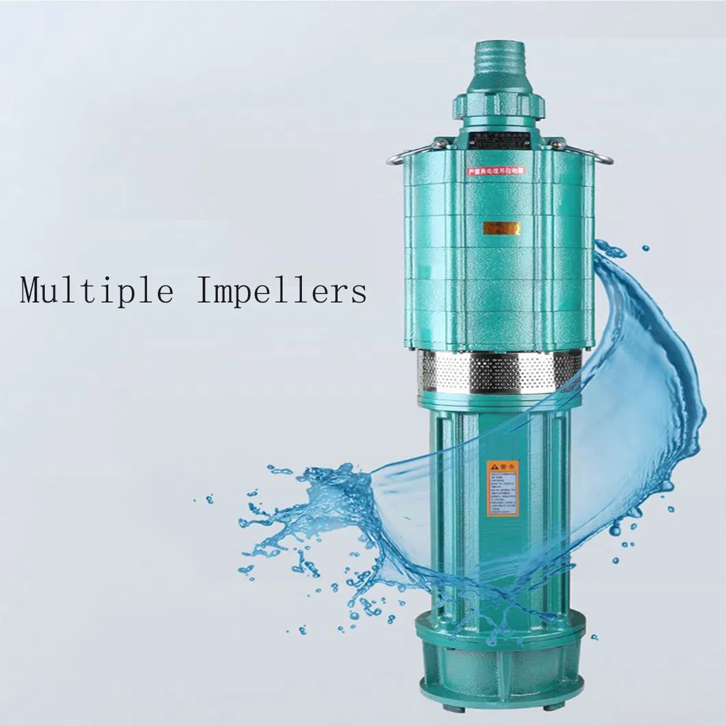 Submersible Dewatering Mining and Construction Sewage Kbz Electric High Chrome Impeller Water Pump