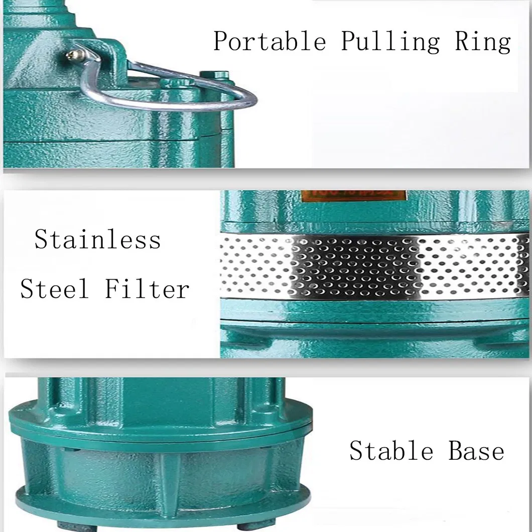 Submersible Dewatering Mining and Construction Sewage Kbz Electric High Chrome Impeller Water Pump