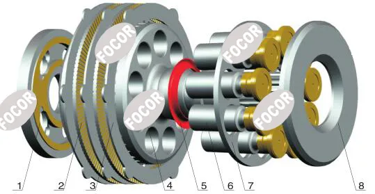 Toshiba Sg12/20 Hydraulic Pump Inter Parts