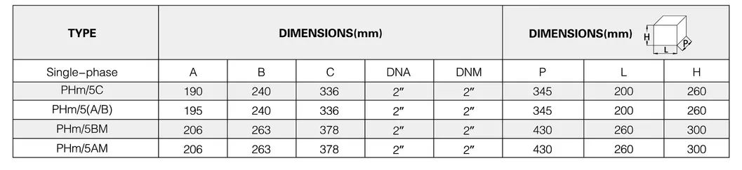Water Pump Agricultural Bomba Irrigation 2"X2" 1.5 HP Domestic Pump High Flow Electric Centrifugal Pumps