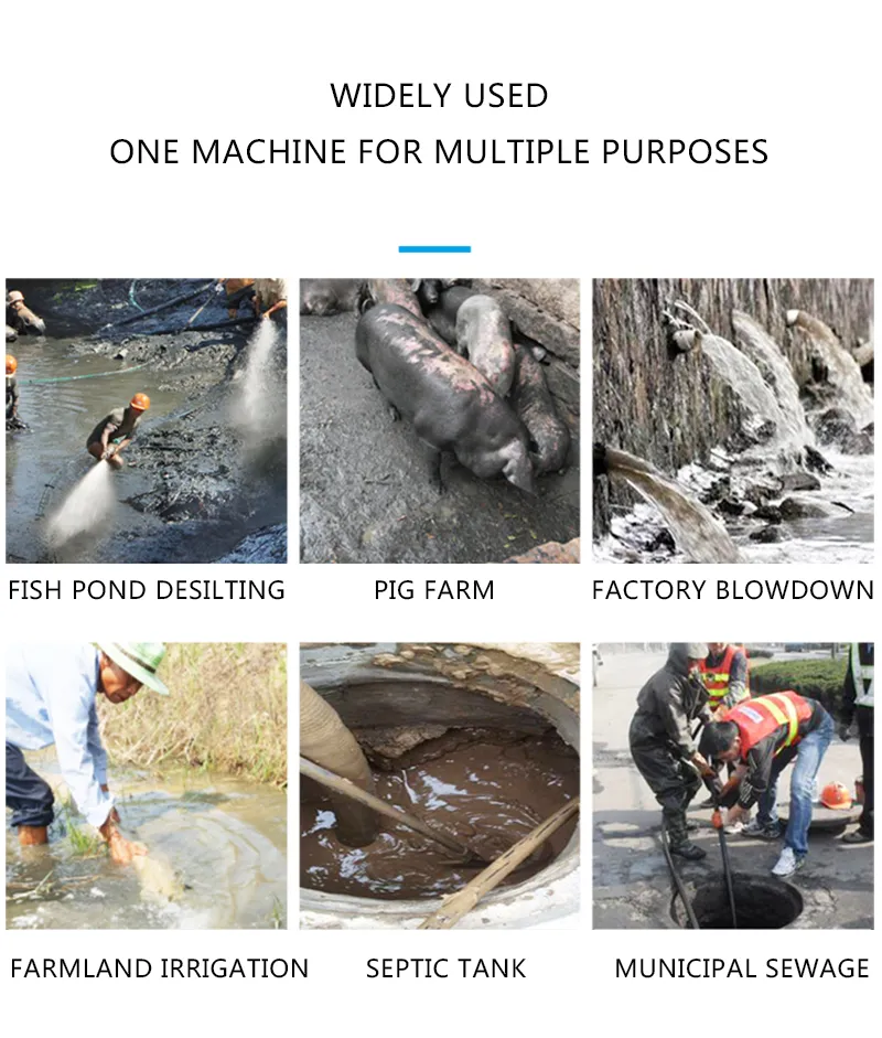 Wq Sewage Pump Good Quality Dirty Water Pump Dirty Water Pump 11kw